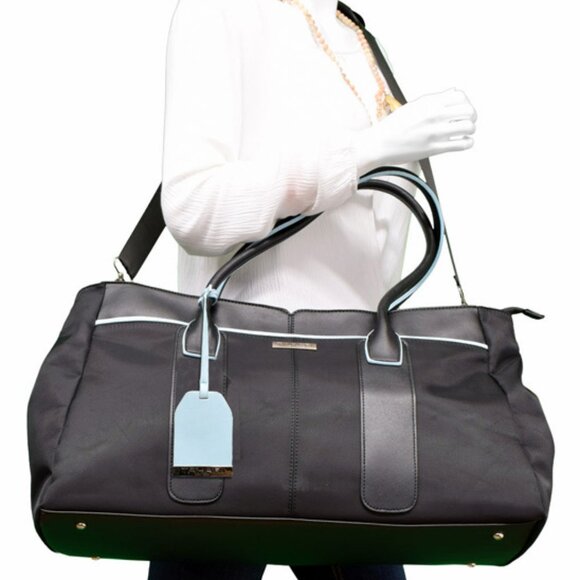 TAHARI NEW YORK Madison Avenue 21" Travel Duffel Women's Bag, Black - Picture 7 of 7